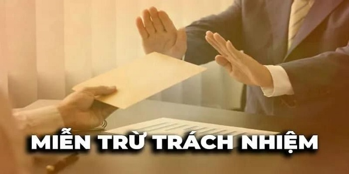 Miễn trừ trách nhiệm làm rõ nghĩa vụ của người dùng